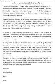 And my own learn and understanding. Sample Of An Internship Report Pulp68 Com
