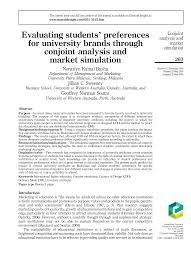Primary data is updated yearly, averaging 17.400 na from dec 1994 to 2013, with 20 observations. Https Www Emerald Com Insight Content Doi 10 1108 Ijem 11 2018 0359 Full Pdf Title Evaluating Students Preferences For University Brands Through Conjoint Analysis And Market Simulation