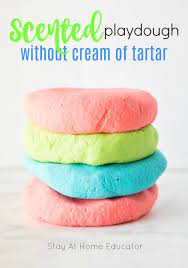 Scented Play Dough Recipe Without Cream Of Tartar Homemade Playdough Recipe Cooked Playdough Easy Playdough Recipe