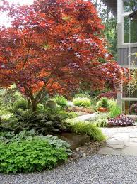 19 Astounding Landscape Design Ideas With Trees Front Yard Landscaping Landscape Design Japanese Garden