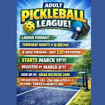 Adult Pickleball League