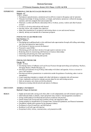 Skills are apparent and relevant. Insurance Producer Resume Samples Velvet Jobs