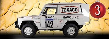 The 1983 280 Ge Paris Dakar Jacky Ickx Experienced The Biggest Off Road Honor Of All By Winning The 5th Paris D Mercedes Benz Advent Calendar 2013