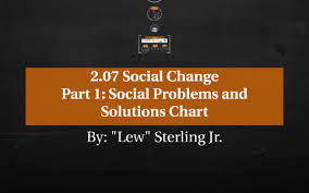 2 07 Social Change Part 1 Social Problems And Solutions