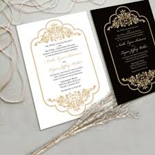 Rosemood is here to help with your traditional wedding invitation wording. Weddings Invitations Simple Gold Monogram Wedding Invitation For Elegant Wedding Traditional Wedding Or Formal Wedding Available Printable Or Printed