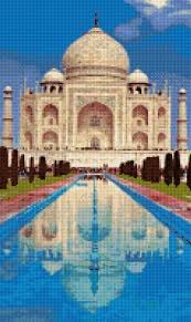 Taj Mahal India Landscape Cross Stitch Pattern Pdf Instant Etsy Cross Stitch Patterns India Landscape Cross Stitch