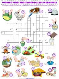 Interactive crossword puzzle built around words connected with thanksgiving, solve online or use the printer friendly version to print it and solve it offline. Cooking Verbs Esl Vocabulary Criss Cross Crossword Puzzle Worksheet Leisure