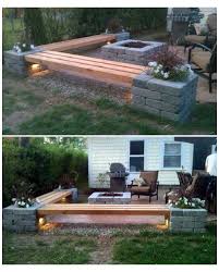 Top 60 Best Outdoor Fire Pit Seating Ideas Backyard Designs Outdoor Seating Ideas Cheap From Patio Makeover Outdoor Fire Pit Seating Small Backyard Patio