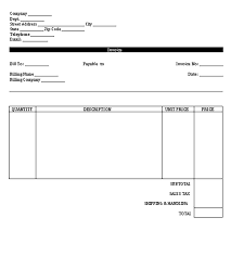 Simple Invoice Templates Printable In 2020 Invoice Template Printable Invoice Template Printable