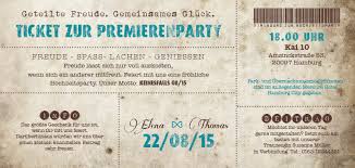 _____ (datum und uhrzeit einfügen) bitte mitbringen: Vintage Ticket Hochzeitskarten Believe In Magic