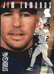 1996 Studio Silver Press Proof #75 Jim Edmonds