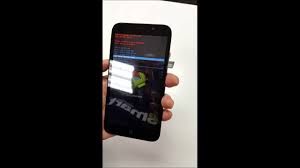 You have to wait for the android picture to show up on the screen now. Polaroid Link 6 Hard Reset By Con La Musica Por Dentro