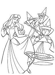 coloriage la belle au bois dormant princesse ninjago