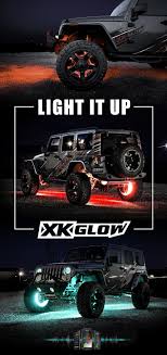 Light Up The Night With App Controlled Undercar Led Jeep Stickers Jeep Wrangler Accessories Wrangler Accessories