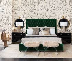 Pin By Danielle Smith On Brilliant Bedrooms Apartment Bedroom Decor Bedroom Interior Green Bedroom Design