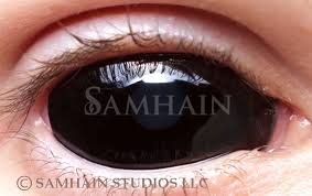 Image result for black sclera contacts
