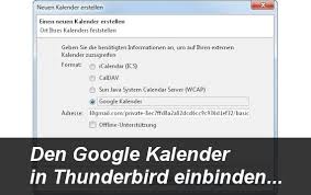 Maybe you would like to learn more about one of these? Thunderbird Und Google Kalender Synchronisieren So Geht S