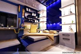 Çalışma masaları için özel olarak üretilen masa lambaları ile keyifli bir şekilde kitap okuyabilirsiniz. Led Isikli Erkek Genc Odasi Ev Dekorasyonu