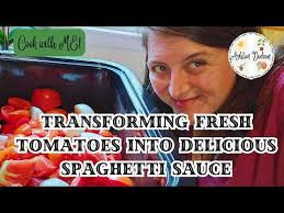 How to Make Spaghetti Sauce with Freshly Harvested Tomatoes