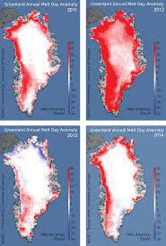 2014 melt season in review greenland ice sheet today