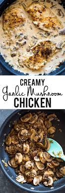 Creamy mushroom chicken, the ultimate comfort food for keto or lowcarb. Creamy Garlic Parmesan Mushroom Chicken Low Carb Keto Gimme Delicious