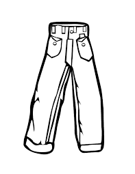 To print the coloring page: Pants Coloring Page Coloring Home
