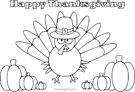 Check spelling or type a new query. Happy Thanksgiving With Pumpkins And Turkey Coloring Page Coloringall