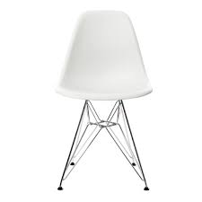 Now the iconic leather and plywood represents luxury comfort and is desired in homes across the country. Vitra Eames Dsr Chair White Chrome Finnish Design Shop