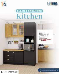 Kitchen set telah menjadi bagian view point dari interior, sehingga desainnya harus sesuai karakter desain dan selera penggunanya. Repost Informaid Proses Informa Mojokerto Facebook