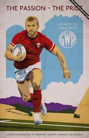 Vintage Transport Poster Pastiche Rugby Union Wales 17 X Etsy In 2021 Rugby Poster Transportation Poster Rugby Union Wales