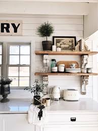 Whereas paint rarely looks different on mdf exteriors, stains do. Cottage Style Kitchen Shelves To Paint Or Stain Liz Marie Blog