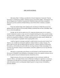 Eseul motivational vafi evaluat cu calificativul admis / r:espins. Doc Eseu MotivaÅ£ional Stefan Bica Academia Edu