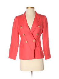 Details About Banana Republic Women Pink Blazer 2 Petite