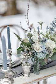 Idea for wedding bouquets in silver. Top 7 Dusty Blue Wedding Color Palette Ideas For 2020 Big Day Elegantweddinginvites Com Blog