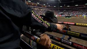 J.B. Mauney On Stage After Winning The Pbr Bull Riding World Finals In Las  Vegas Stock Photo - Alamy