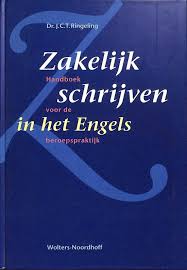 Bol Com Zakelijk Schrijven In Het Engels 9789001758622 J C T Ringeling Boeken