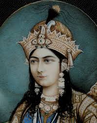 A Portrait Of Akbar S Wife Jodha Bai But Is It Apparently There Was Not Any Historical Character Called Jodha Bai Mughal Paintings India Art Indian History
