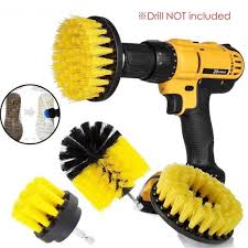 Brush research manufacturing offers a variety of abrasive nylon brushes including nylon cup brushes. 3pcs Set Electric Scrubber Drill Brush Kit Plastic Round Cleaning Brush Carpet Glass Nook Car Tires Nylon Brushes Buy From 20 On Joom E Commerce Platform