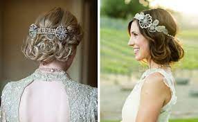 Gatsby Glam Bridal Hairstyle Inspiration 1920s Wedding Hair Bridal Hair Inspiration Vintage Wedding Hair