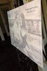 I Think Office Depot Can Print It For Us With Limited Space To Sit Things I Like This Idea Seating Chart Wedding Seating Plan Wedding Project Wedding