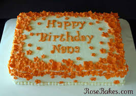 Laptop cakes are a popular cake choice nowadays with the technology market dominating most of our children's lives, there are lots of options when making a laptop cake you can either make the whole cake to look like a closed or open laptop or just go down the option of making a plain cake with icing. Flurries Of Orange Flowers Birthday Cake