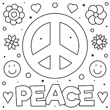Dibujos de signo de la paz para colorear. 229 909 Simbolo De La Paz Imagenes Y Fotos 123rf