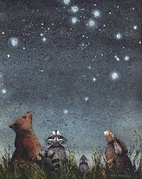 Watercolor Print Constellations By Maggie Etsy Illustration Art Animal Art Watercolor Print