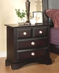 Najarian Furniture Palazzo Night Stand In Ebony Finish Na Panse