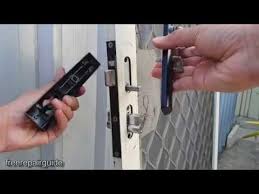In this video i show you how to easily remove and reinstall your sliding security door, whether its to repair or replace, or it's been knocked off it's track. How To Replace Change Security Door Lock Without Key Youtube