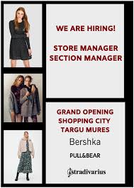 Otrzymasz 15% zniżki na zakupy od 159 zł. Store Manager Section Manager Zara Massimo Duti Pull Bear Bershka Stradivarius Oysho Zara Home