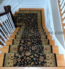 Stair Runner Installed With A Custom Fabricated Landing Creating A Continuous Installation On The St Stair Runner Installation Stair Runner Stair Runner Carpet