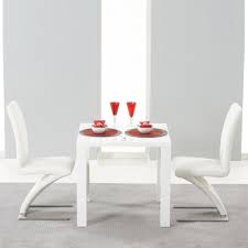 Dining sets up to 4 seats. Harvey 80cm High Gloss White Dining Table With 2 Harvey White Chairs Robson Furniture