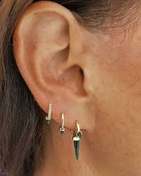 6 5mm Single Short Spike Clicker Lobe Earrings Maria Tash