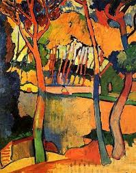 Andre Derain 1880 1954 L Estaque Route Tournante 1906 L Estaque Rotating Road Museum Of Fine Arts Hous Art Fauvisme Peinture D Arbre Peintures Anciennes